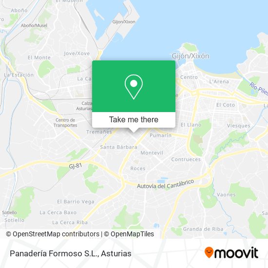 Panadería Formoso S.L. map