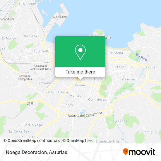 Noega Decoración map