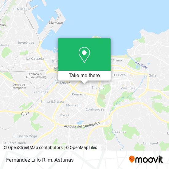 Fernández Lillo R. m map
