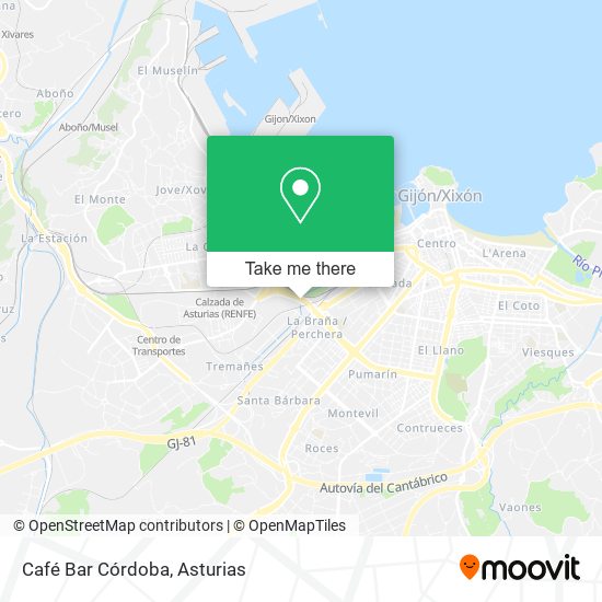 Café Bar Córdoba map