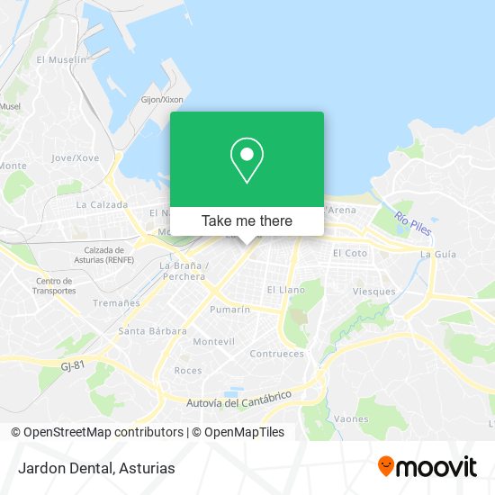 Jardon Dental map