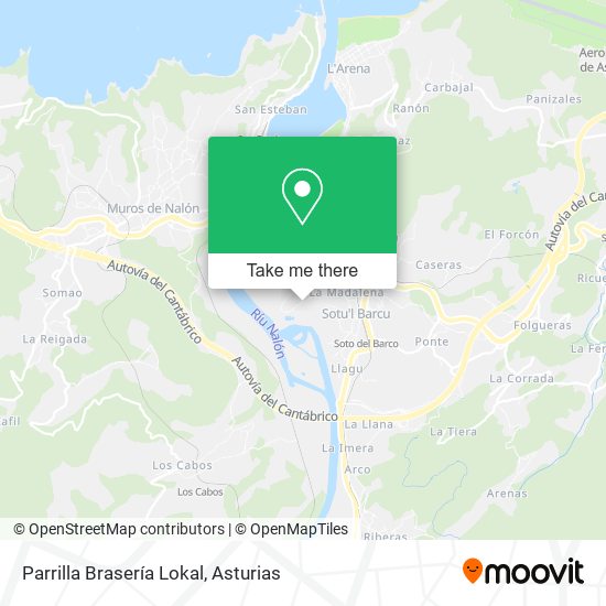 Parrilla Brasería Lokal map