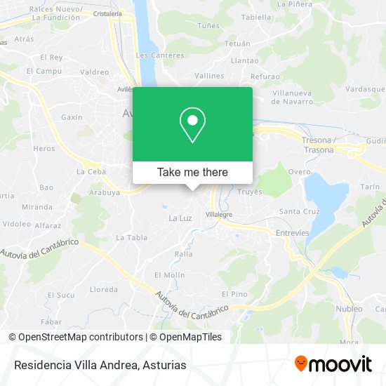 Residencia Villa Andrea map