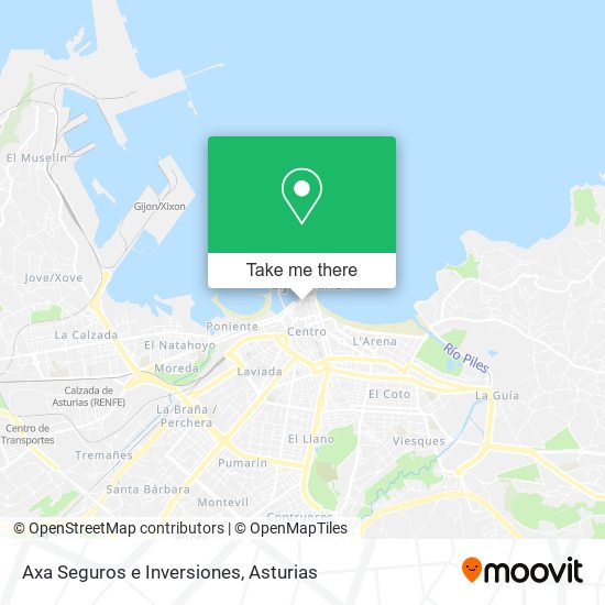 Axa Seguros e Inversiones map