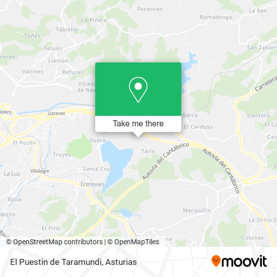 El Puestin de Taramundi map