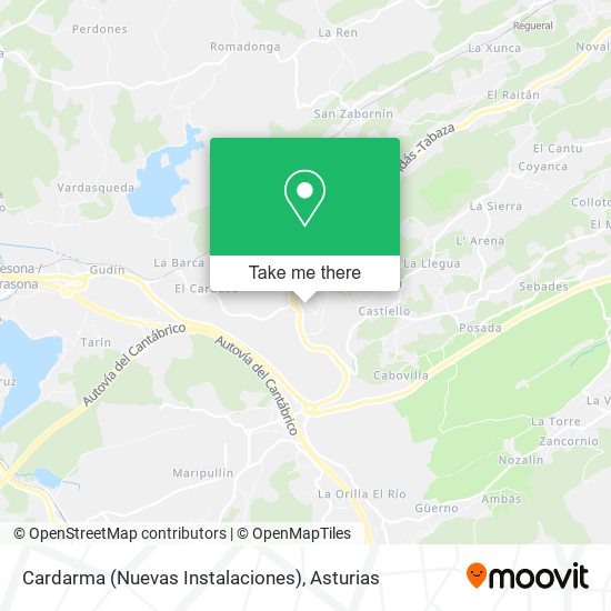 Cardarma (Nuevas Instalaciones) map