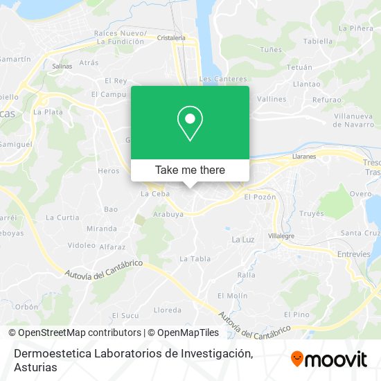 Dermoestetica Laboratorios de Investigación map