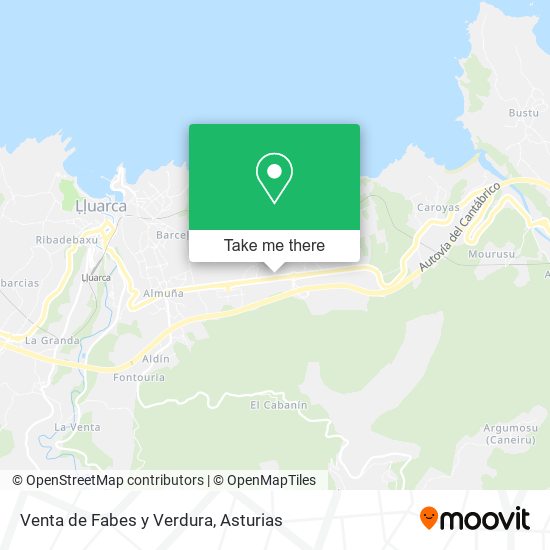 Venta de Fabes y Verdura map