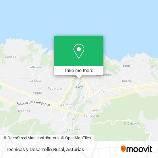 Tecnicas y Desarrollo Rural map
