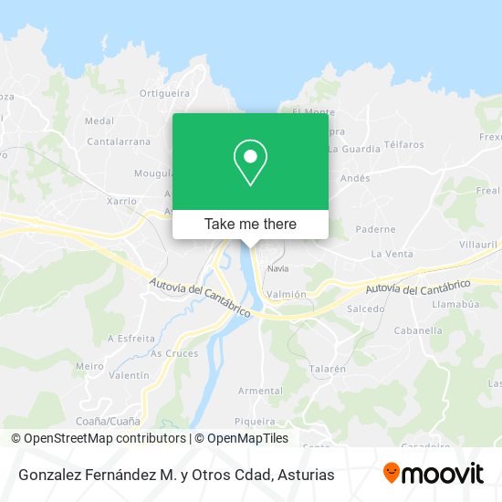 Gonzalez Fernández M. y Otros Cdad map