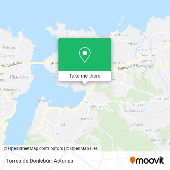 Torres de Donlebún map