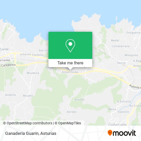 Ganadería Guarín map