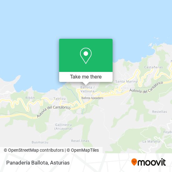 Panadería Ballota map