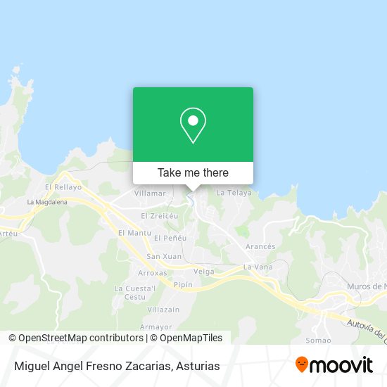 Miguel Angel Fresno Zacarias map