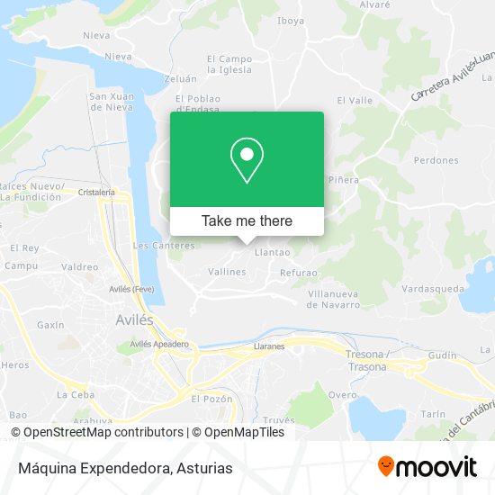 Máquina Expendedora map