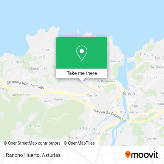 Rancho Huerto map