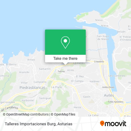 Talleres Importaciones Burg map