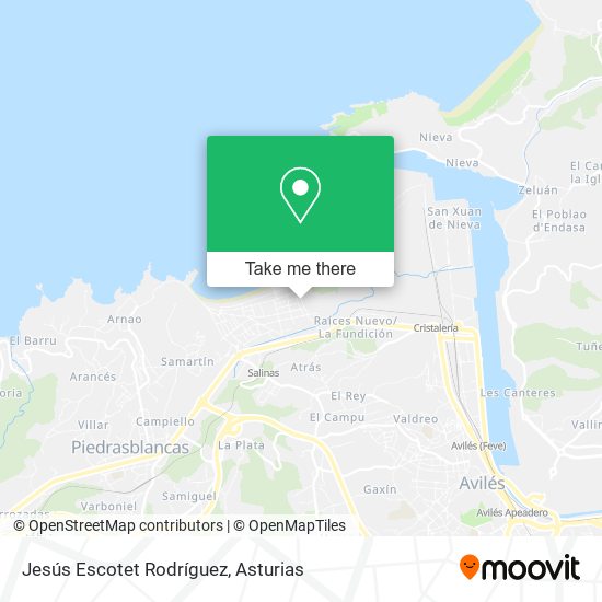 Jesús Escotet Rodríguez map