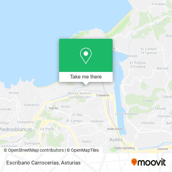 Escribano Carrocerías map