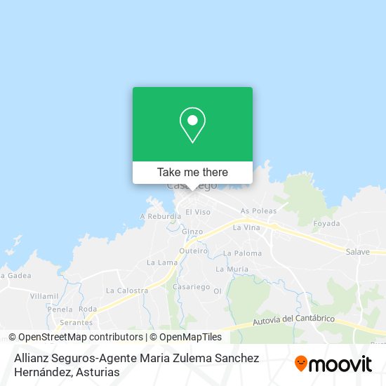 Allianz Seguros-Agente Maria Zulema Sanchez Hernández map