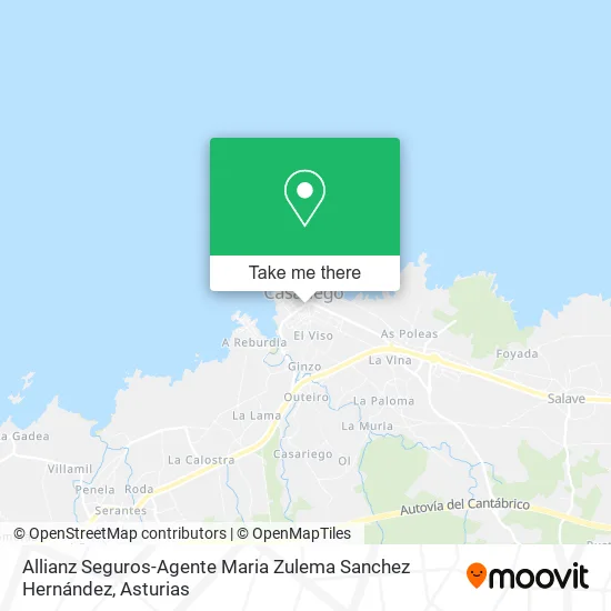 Allianz Seguros-Agente Maria Zulema Sanchez Hernández map