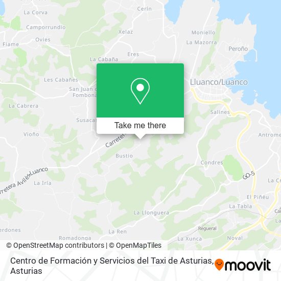Centro de Formación y Servicios del Taxi de Asturias map
