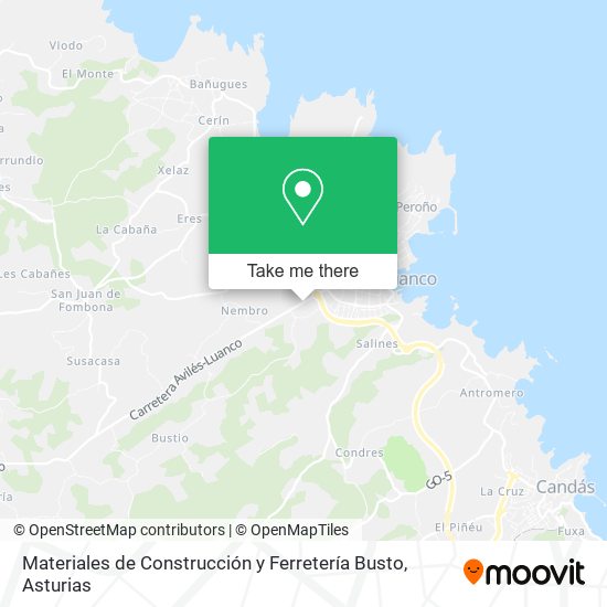 Materiales de Construcción y Ferretería Busto map