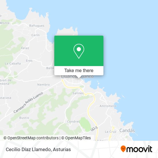 Cecilio Díaz Llamedo map