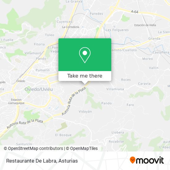 Restaurante De Labra map