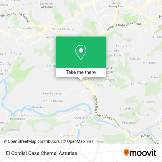 El Cordial Casa Chema map