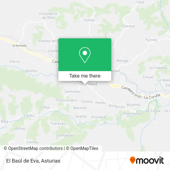 El Baúl de Eva map