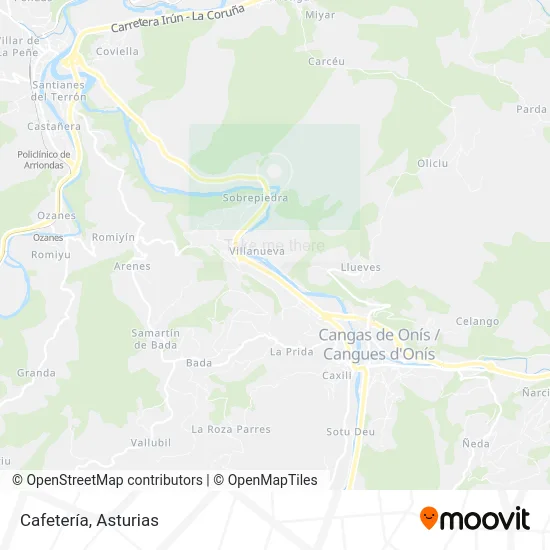 Cafetería map