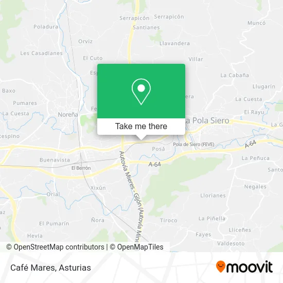 mapa Café Mares