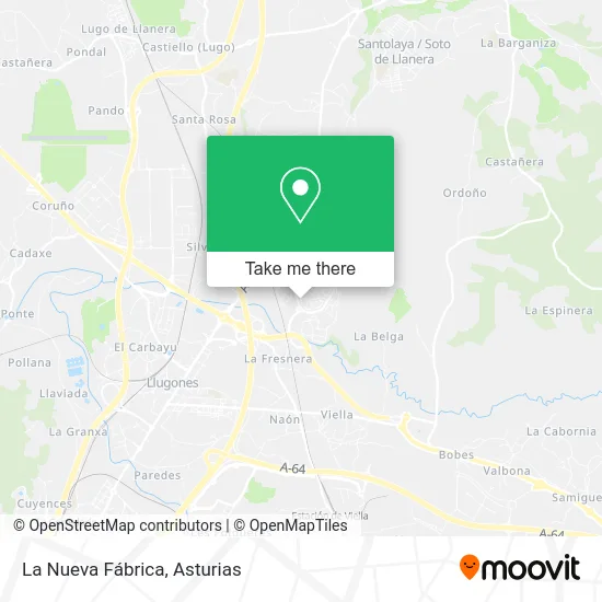 La Nueva Fábrica map
