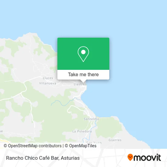 Rancho Chico Café Bar map