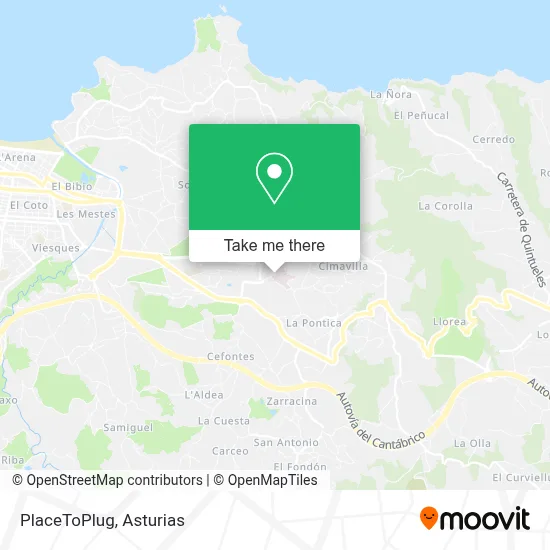 PlaceToPlug map