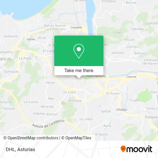 DHL map