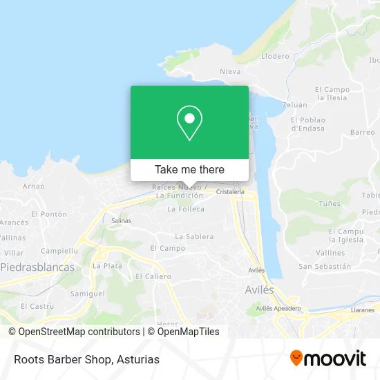 Roots Barber Shop map