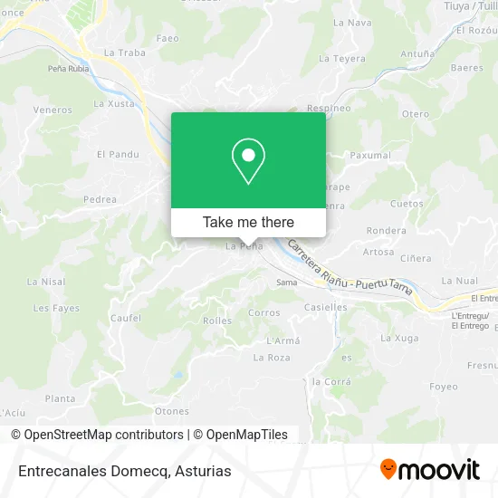 Entrecanales Domecq map