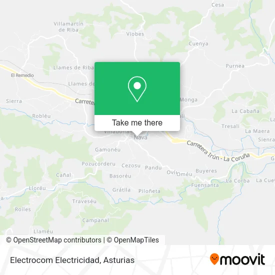 Electrocom Electricidad map