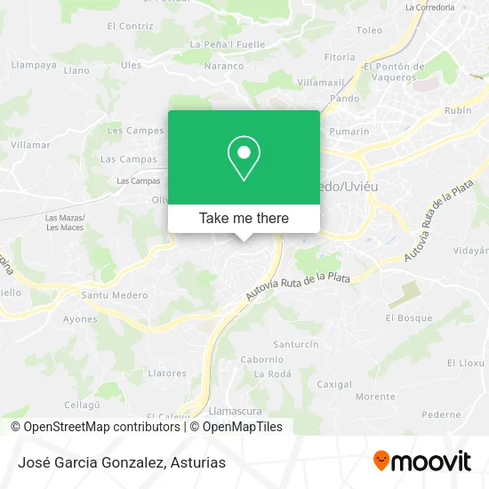 José Garcia Gonzalez map