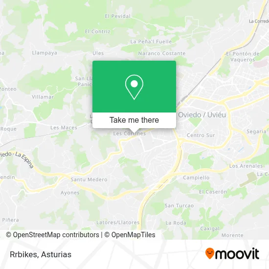 Rrbikes map