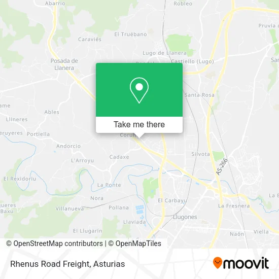 Rhenus Road Freight map
