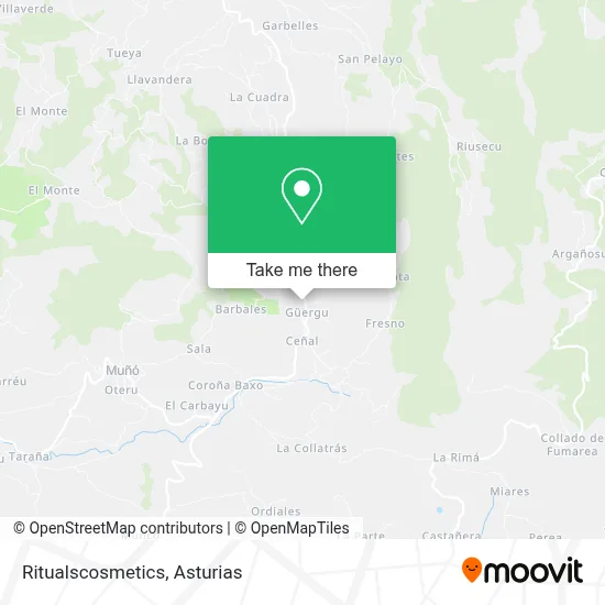 Ritualscosmetics map