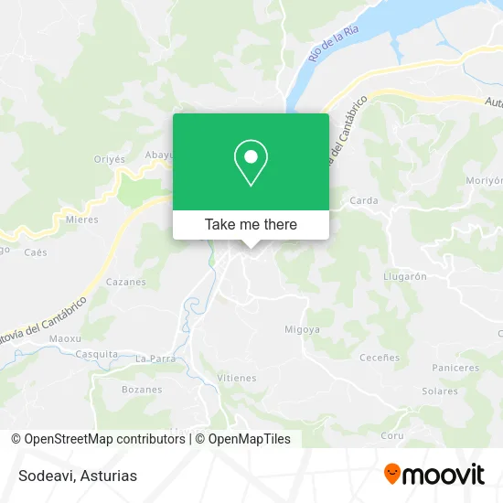Sodeavi map