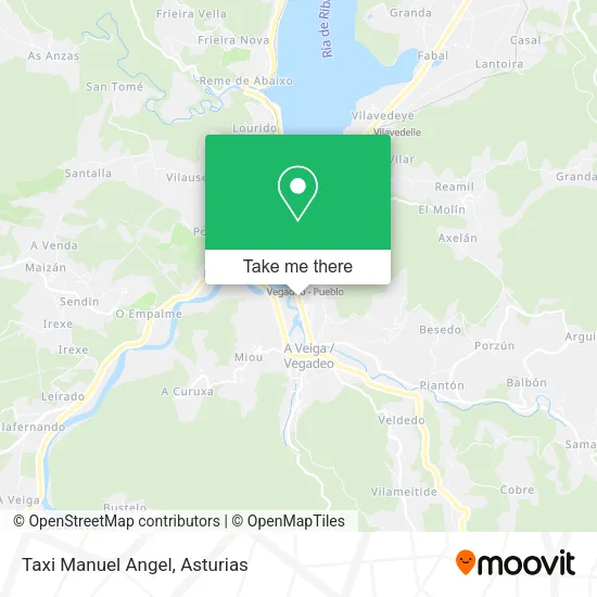 mapa Taxi Manuel Angel