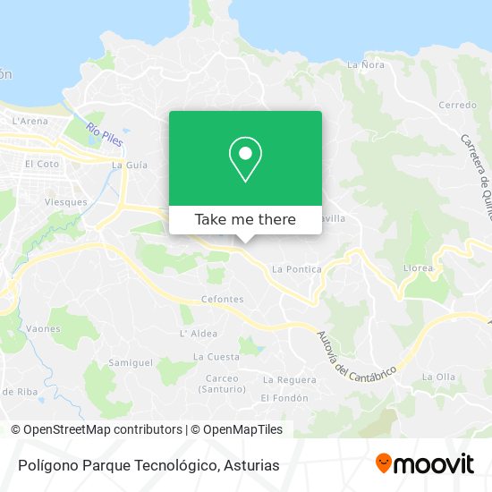 Polígono Parque Tecnológico map