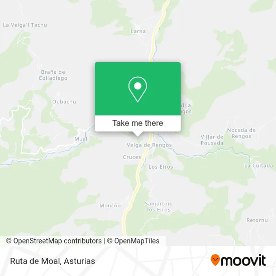 Ruta de Moal map