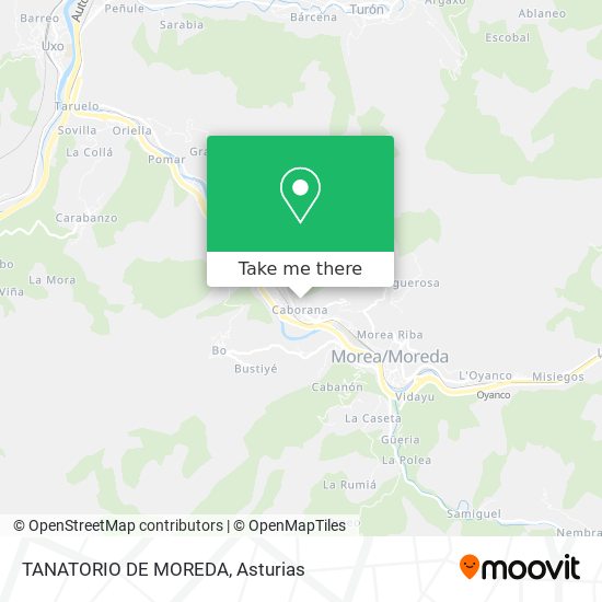 TANATORIO DE MOREDA map