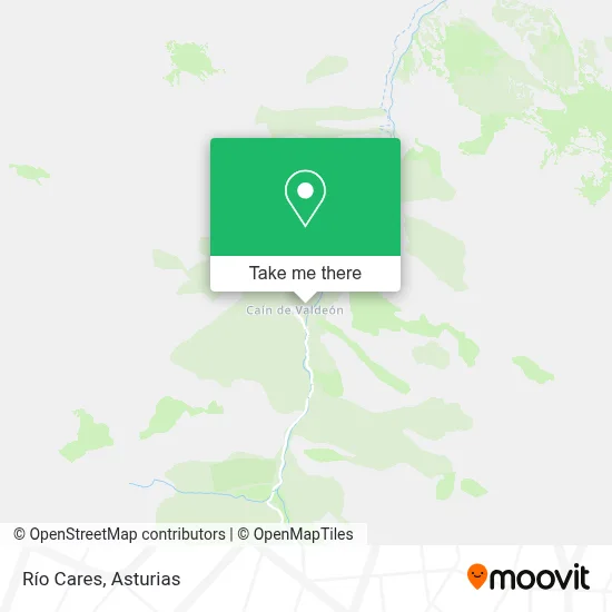 Río Cares map